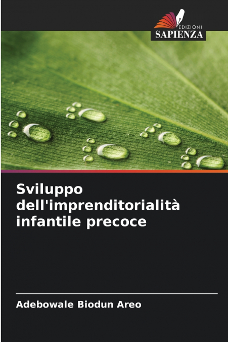 Sviluppo dell’imprenditorialità infantile precoce