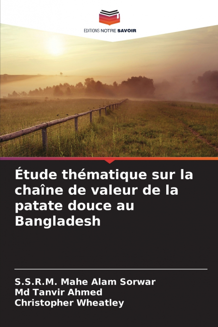 Étude thématique sur la chaîne de valeur de la patate douce au Bangladesh