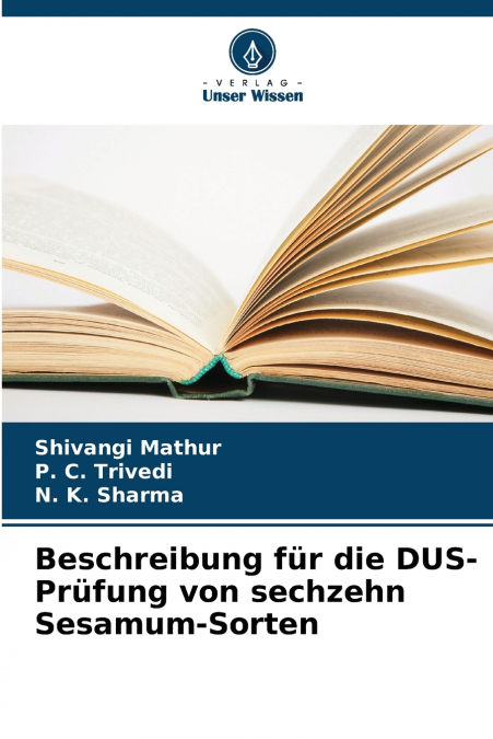 Beschreibung für die DUS-Prüfung von sechzehn Sesamum-Sorten