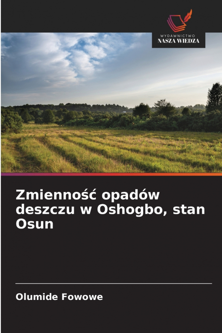 Zmienność opadów deszczu w Oshogbo, stan Osun
