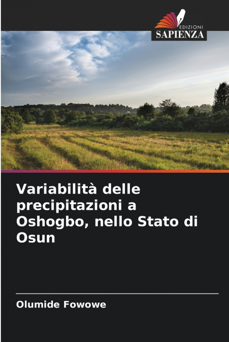 Variabilità delle precipitazioni a Oshogbo, nello Stato di Osun