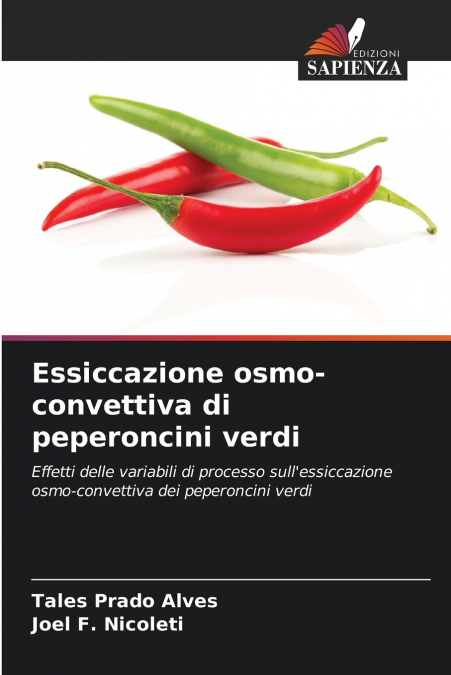 Essiccazione osmo-convettiva di peperoncini verdi