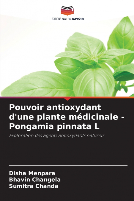 Pouvoir antioxydant d’une plante médicinale - Pongamia pinnata L