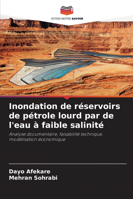 Inondation de réservoirs de pétrole lourd par de l’eau à faible salinité