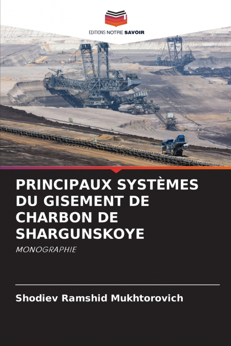 PRINCIPAUX SYSTÈMES DU GISEMENT DE CHARBON DE SHARGUNSKOYE