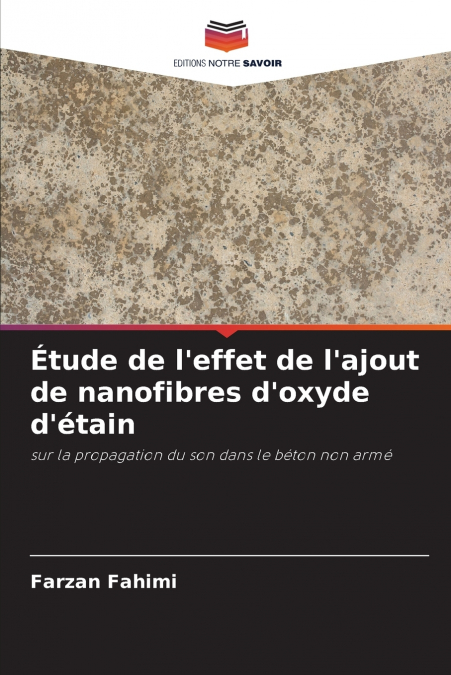 Étude de l’effet de l’ajout de nanofibres d’oxyde d’étain