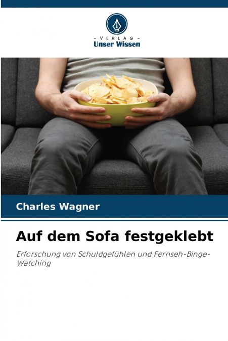 Auf dem Sofa festgeklebt