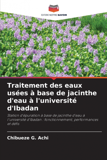 Traitement des eaux usées à base de jacinthe d’eau à l’université d’Ibadan