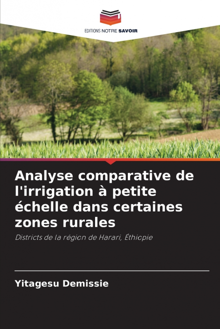 Analyse comparative de l’irrigation à petite échelle dans certaines zones rurales
