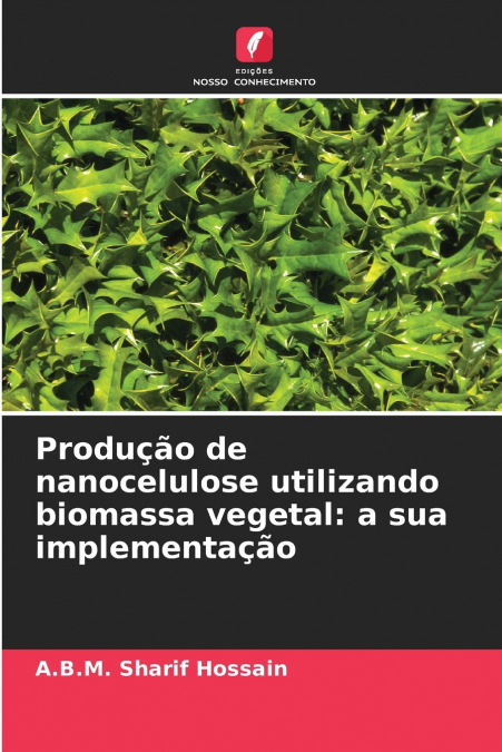 Produção de nanocelulose utilizando biomassa vegetal
