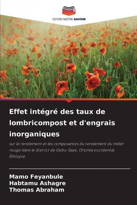 Effet intégré des taux de lombricompost et d’engrais inorganiques