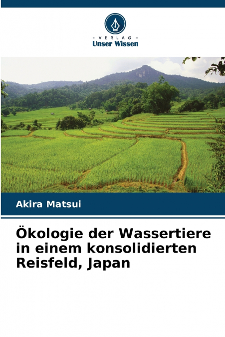Ökologie der Wassertiere in einem konsolidierten Reisfeld, Japan