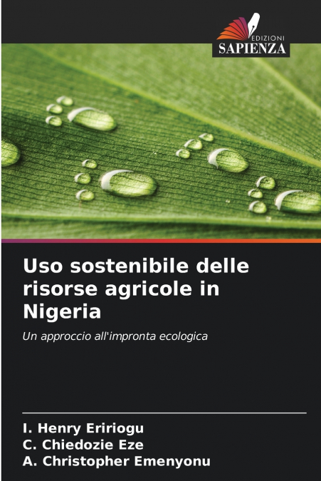 Uso sostenibile delle risorse agricole in Nigeria