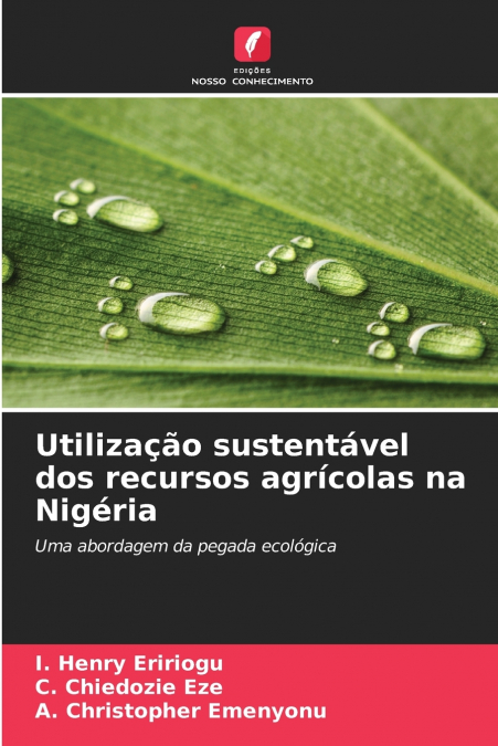 Utilização sustentável dos recursos agrícolas na Nigéria