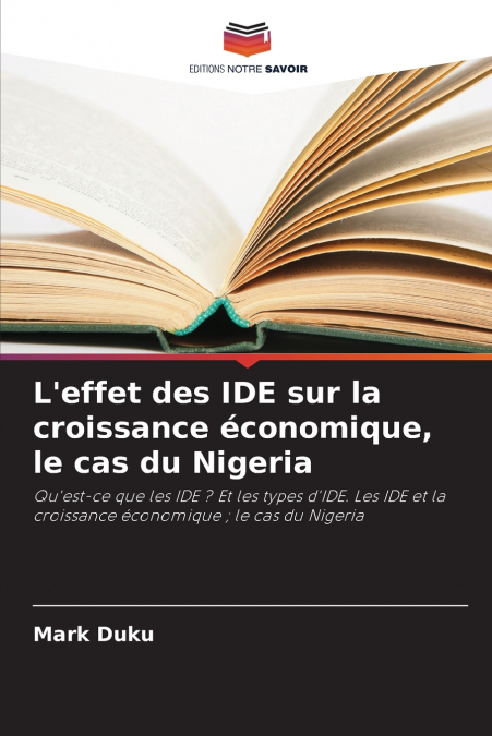 L’effet des IDE sur la croissance économique, le cas du Nigeria