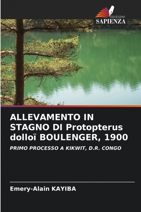 ALLEVAMENTO IN STAGNO DI Protopterus dolloï BOULENGER, 1900