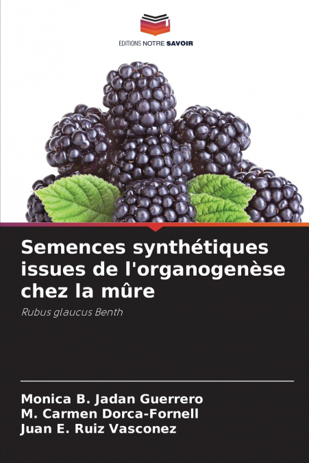 Semences synthétiques issues de l’organogenèse chez la mûre