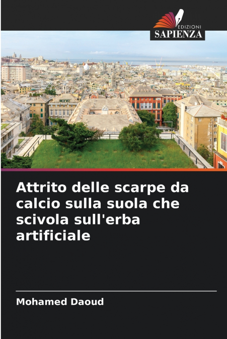 Attrito delle scarpe da calcio sulla suola che scivola sull’erba artificiale