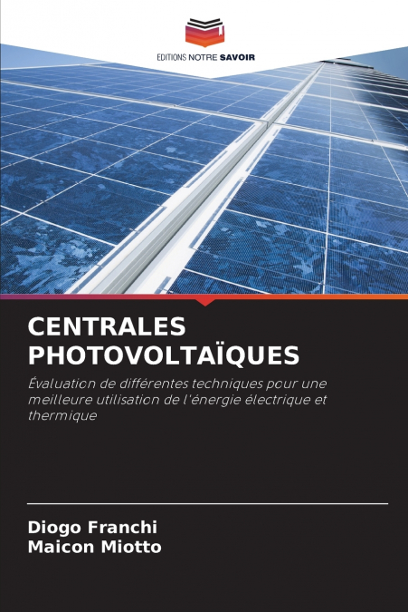 CENTRALES PHOTOVOLTAÏQUES