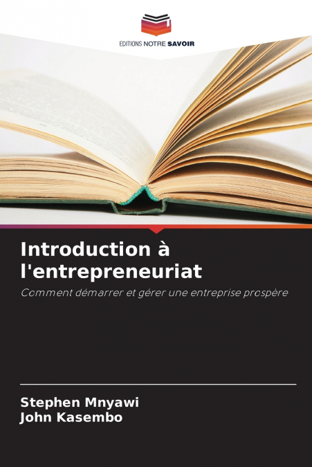 Introduction à l’entrepreneuriat