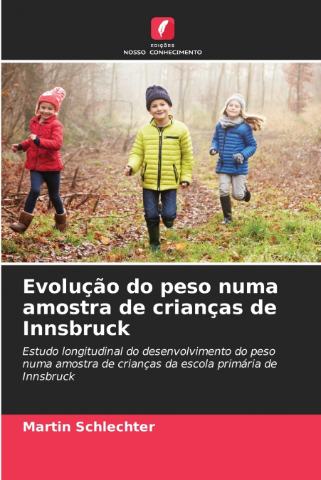 Evolução do peso numa amostra de crianças de Innsbruck