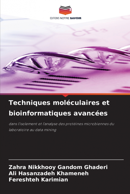Techniques moléculaires et bioinformatiques avancées