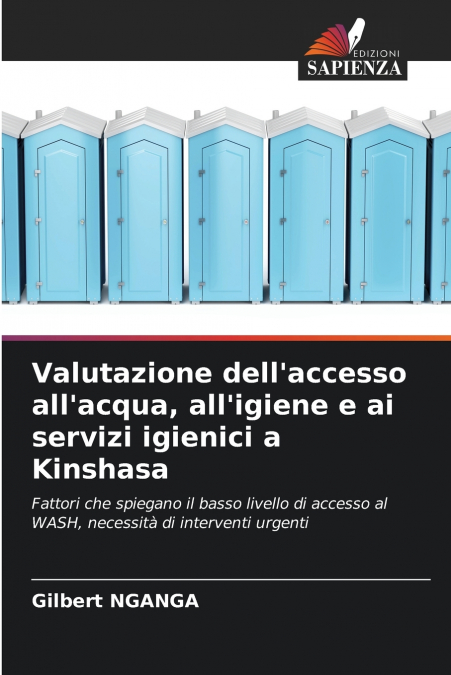 Valutazione dell’accesso all’acqua, all’igiene e ai servizi igienici a Kinshasa