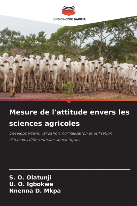 Mesure de l’attitude envers les sciences agricoles