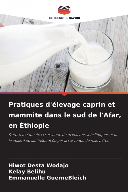 Pratiques d’élevage caprin et mammite dans le sud de l’Afar, en Éthiopie