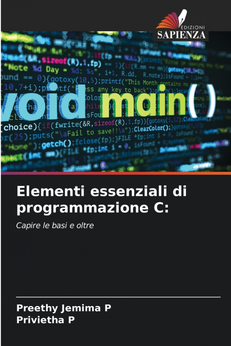 Elementi essenziali di programmazione C