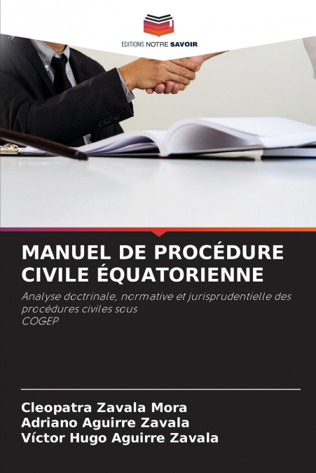 MANUEL DE PROCÉDURE CIVILE ÉQUATORIENNE
