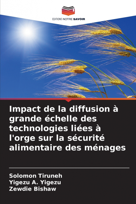 Impact de la diffusion à grande échelle des technologies liées à l’orge sur la sécurité alimentaire des ménages