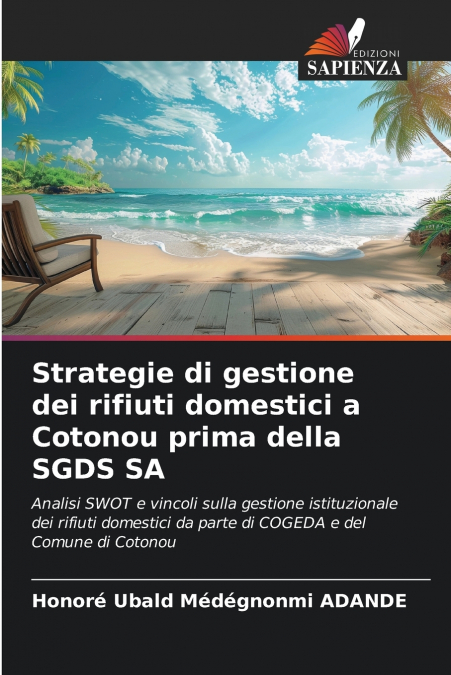 Strategie di gestione dei rifiuti domestici a Cotonou prima della SGDS SA