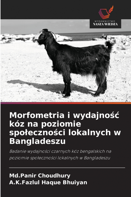 Morfometria i wydajność kóz na poziomie społeczności lokalnych w Bangladeszu