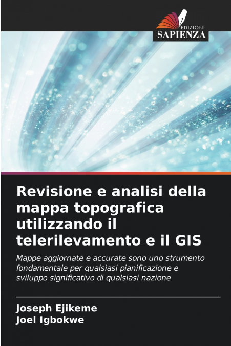 Revisione e analisi della mappa topografica utilizzando il telerilevamento e il GIS