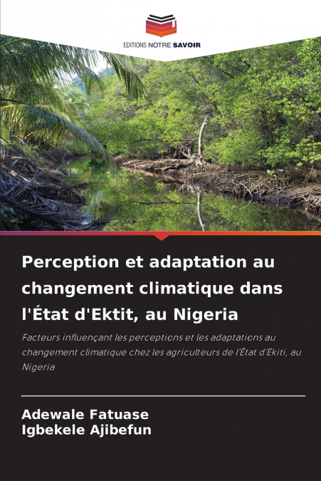 Perception et adaptation au changement climatique dans l’État d’Ektit, au Nigeria