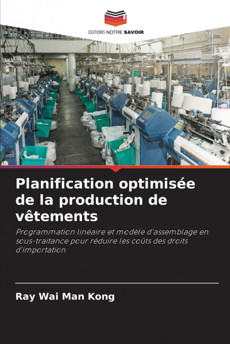 Planification optimisée de la production de vêtements