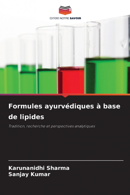 Formules ayurvédiques à base de lipides
