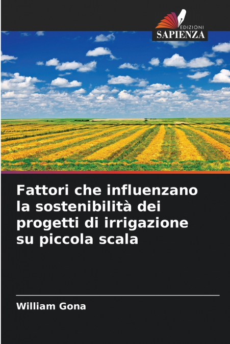 Fattori che influenzano la sostenibilità dei progetti di irrigazione su piccola scala