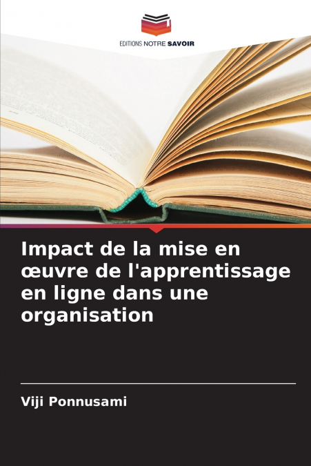 Impact de la mise en œuvre de l’apprentissage en ligne dans une organisation