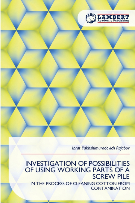 INVESTIGATION OF POSSIBILITIES OF USING WORKING PARTS OF A SCREW PILE