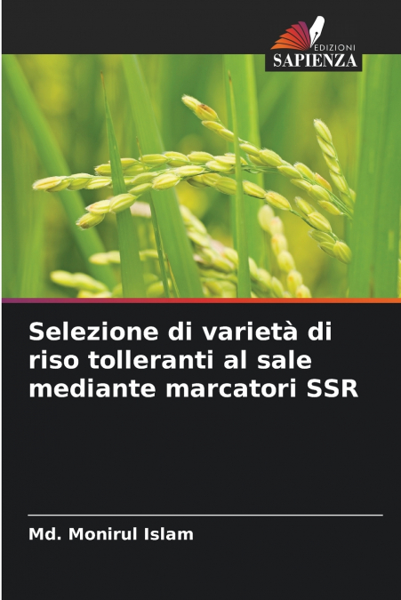 Selezione di varietà di riso tolleranti al sale mediante marcatori SSR
