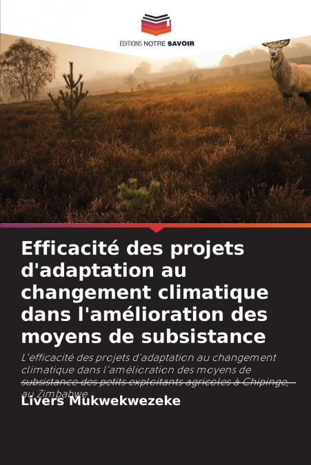 Efficacité des projets d’adaptation au changement climatique dans l’amélioration des moyens de subsistance