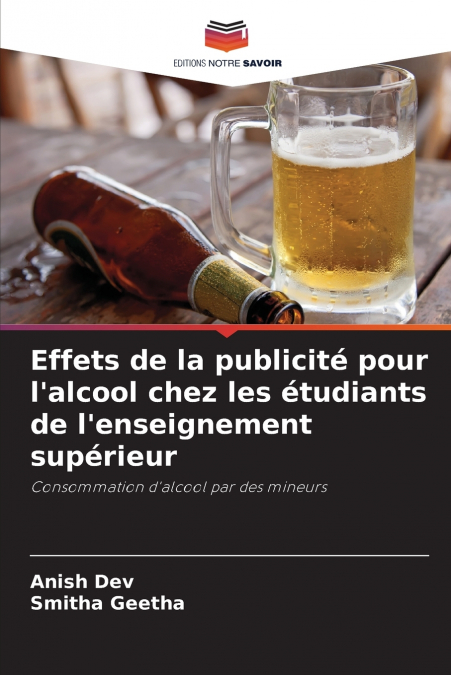 Effets de la publicité pour l’alcool chez les étudiants de l’enseignement supérieur
