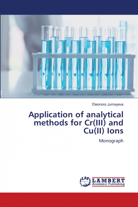 Application of analytical methods for Cr(III) and Cu(II) Ions