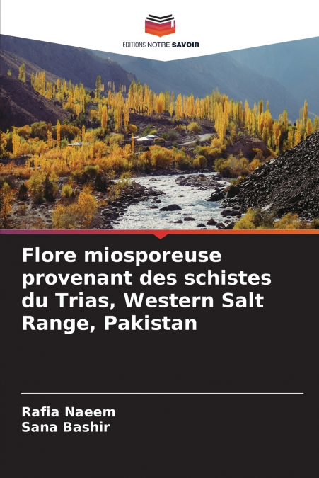 Flore miosporeuse provenant des schistes du Trias, Western Salt Range, Pakistan