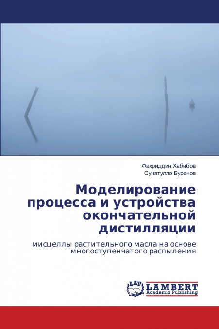 Моделирование процесса и устройства окончательной дистилляции