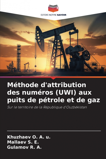 Méthode d’attribution des numéros (UWI) aux puits de pétrole et de gaz