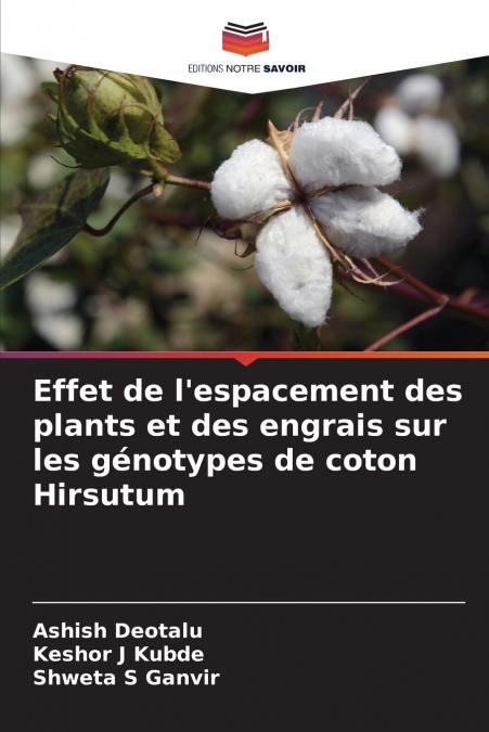 Effet de l’espacement des plants et des engrais sur les génotypes de coton Hirsutum