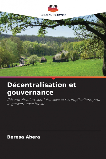 Décentralisation et gouvernance